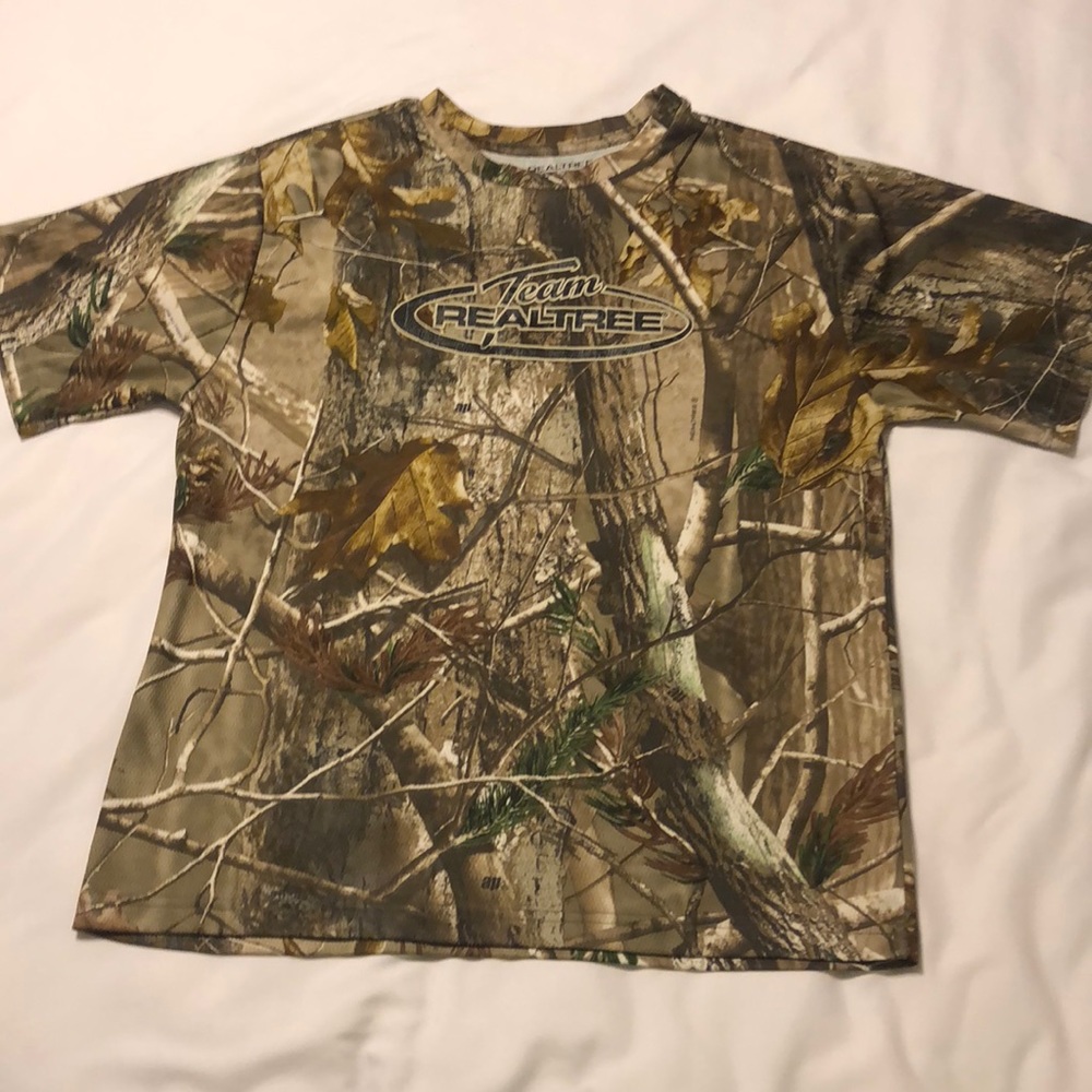 Realtree camo youth xl top